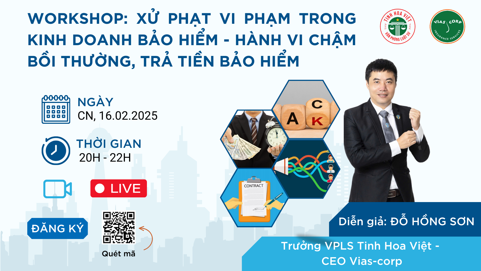 WORKSHOP: XỬ PHẠT VI PHẠM TRONG KINH DOANH BẢO HIỂM - HÀNH VI CHẬM BỒI THƯỜNG, TRẢ TIỀN BẢO HIỂM