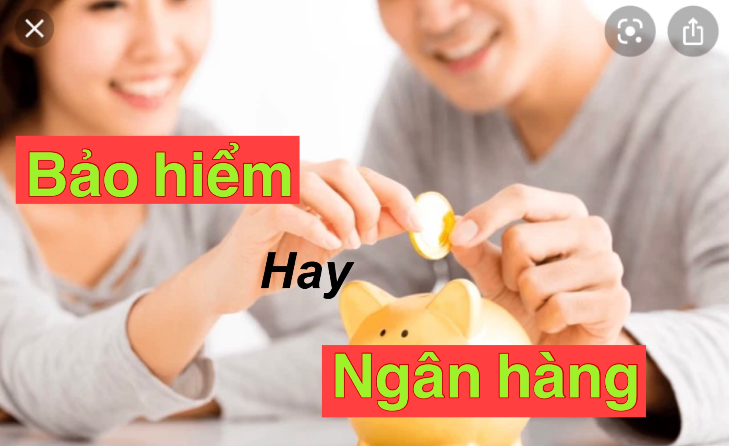 SO SÁNH  BẢO HIỂM NHÂN THỌ VÀ NGÂN HÀNG