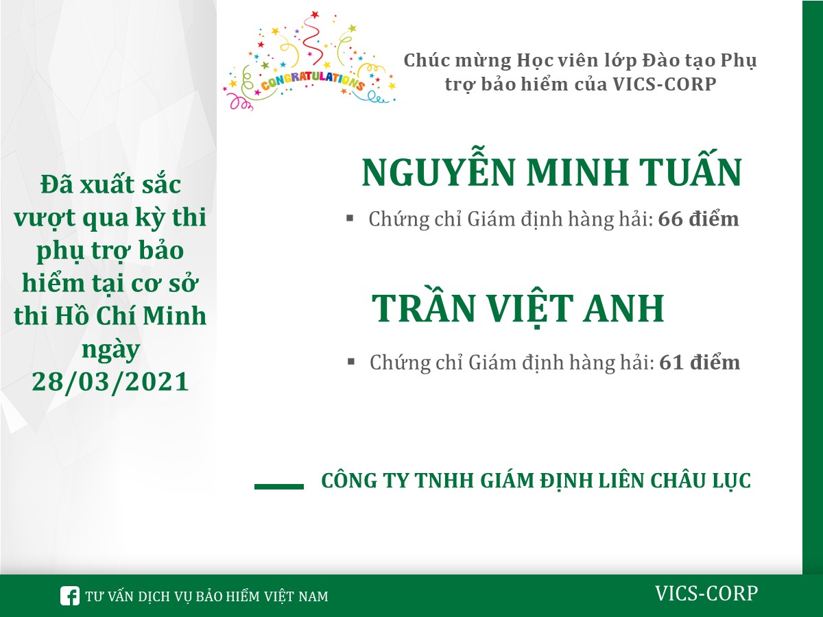 Vics-corp Chúc mừng 