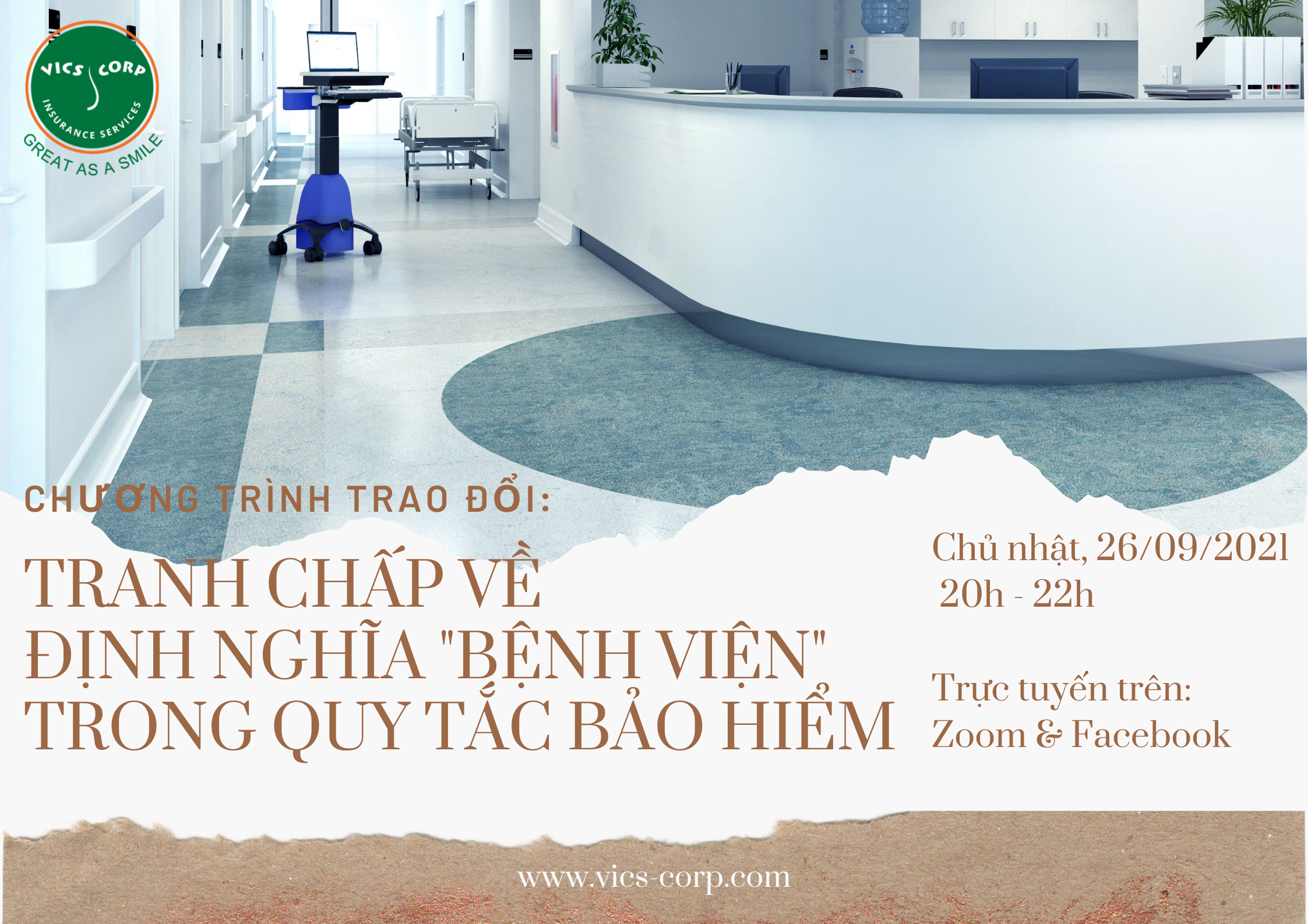 Chương trình trao đổi: TRANH CHẤP VỀ ĐỊNH NGHĨA “BỆNH VIỆN” TRONG QUY TẮC BẢO HIỂM