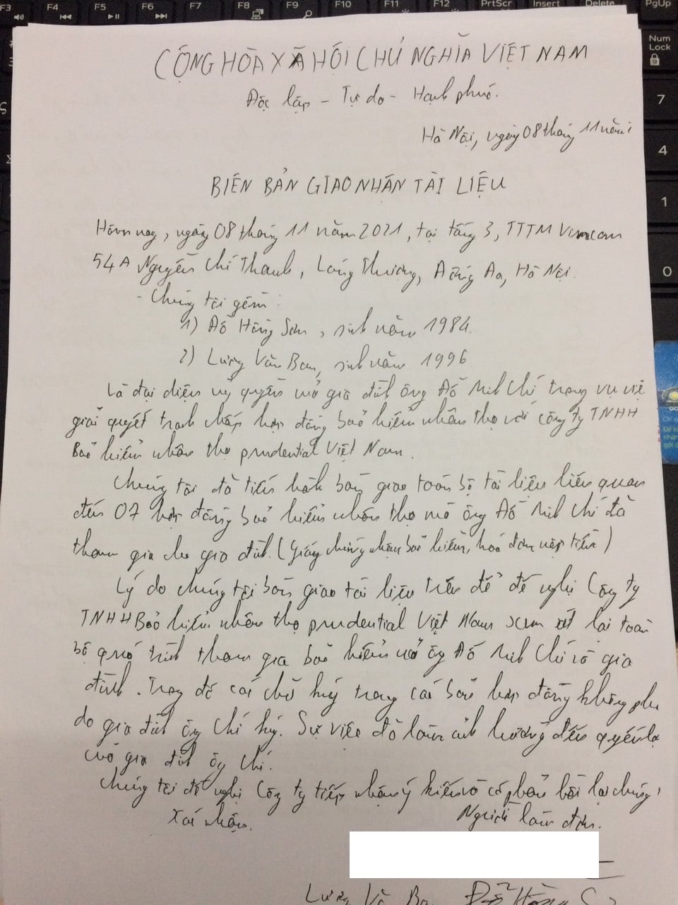 Đại lý bảo hiểm PRUDENTIAL giả chữ ký khách hàng trong hợp đồng bảo hiểm! - Kỳ 5
